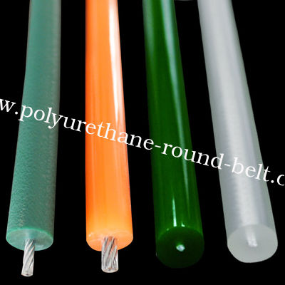 Polyurethane Round Belt 600% Elongation Shore A 85 Hardness