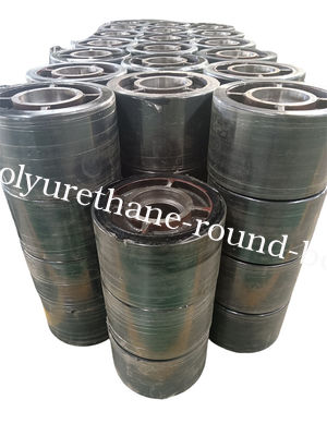 Industrial Custom Made Polyurethane Wheels Dia 100mm-1000mm Plate Mounting Type