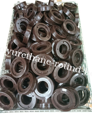 Industrial Custom Made Polyurethane Wheels Dia 100mm-1000mm Plate Mounting Type
