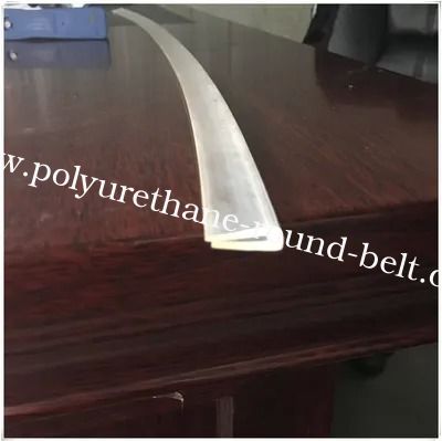 Heat Resistant Oil Resistant Abrasion Resistance Extruded U Profile Polyurethane V Belt for Conveyor Systems