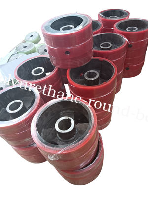 Industrial Custom Made Polyurethane Wheels Dia 100mm-1000mm Plate Mounting Type
