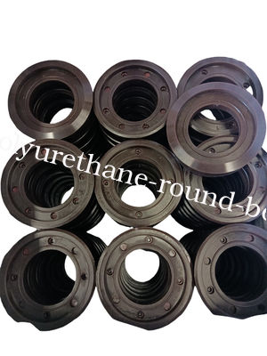 Industrial Custom Made Polyurethane Wheels Dia 100mm-1000mm Plate Mounting Type